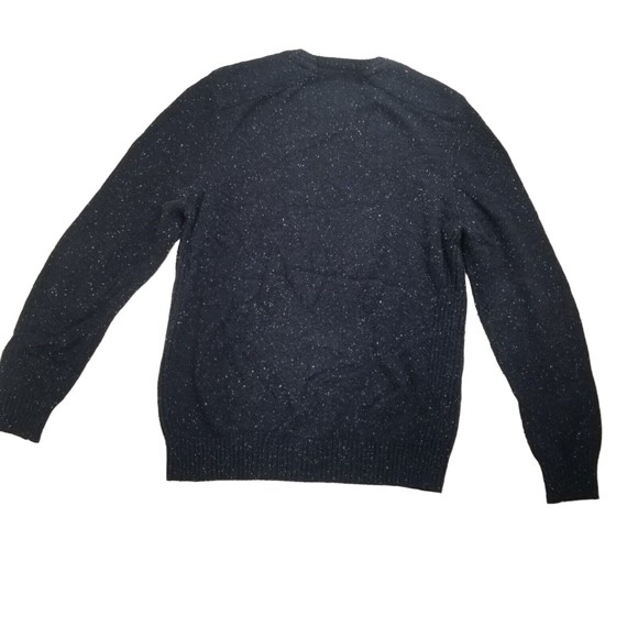 GH Bass Crewneck Sweater Mens L Acrylic Wool Grandpa Pullover Lightweight Blue - Picture 5 of 16